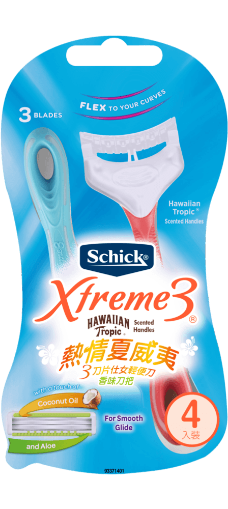 Xtreme 3-舒絲熱情夏威夷仕女輕便刀-香氛